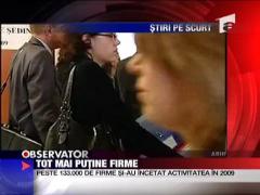 Tot mai putine firme