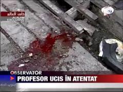 Profesor ucis in atentat