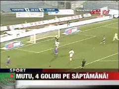 Mutu, 4 goluri pe saptamana