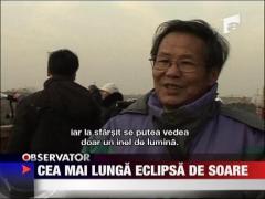 Cea mai lunga eclipsa de soare