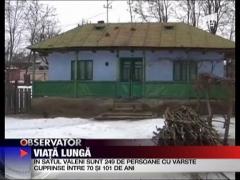 In Valeni sint 249 de persoane care au mai mult de 70 de ani