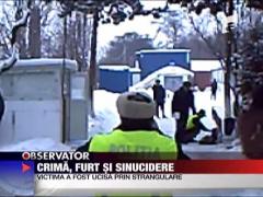 Crima, furt si sinucidere