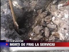 Morti de frig la serviciu
