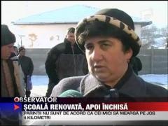 Au renovat scoala, iar acum o inchid