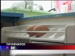 Oameni izolati de gheturi in Delta Dunarii