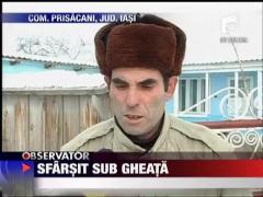 Disparut sub gheata Prutului