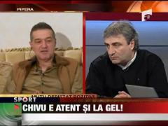 Chivu e atent si la gel