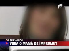 Oana Lis vrea o mama de imprumut