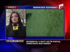 Un remorcher s-a scufundat in portul Constanta