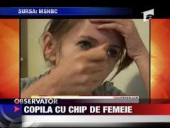 Copila cu chip de mamaie
