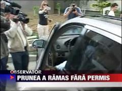 Florin Prunea a ramas fara carnet