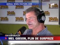 Mel Gibson, injuraturi in direct