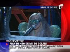 Lady GaGa si-a luat pian de 480.000 de dolari!