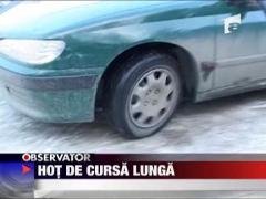 Hot de masini ghinionist, prins de mascati