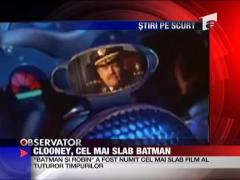"Batman si Robin", considerat cel mai prost film din istorie
