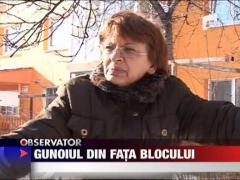 Cu gunoiul in fata blocului la Buzau