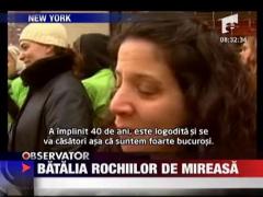 S-au batut pe rochia de mireasa