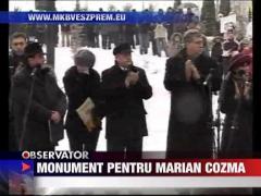 Statuie pentru Marian Cozma