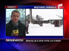 Un baiat si-a ucis tatal cu o bara