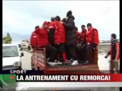 La antrenamente cu... remorca
