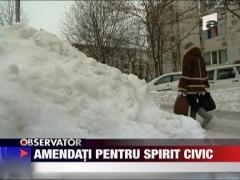 Bucurestenii, amendati pentru spirit civic