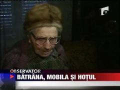 Batrina jefuita la Timisoara