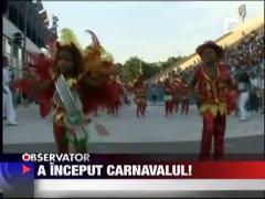 A inceput carnavalul de la Rio