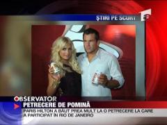 Paris Hilton s-a imbatat la o petrecere