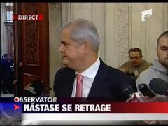 Adrian Nastase se retrage