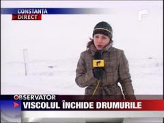 Viscolul inchide drumurile