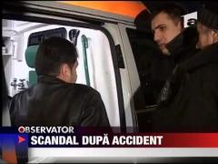 Beat la volan, a distrus patru masini