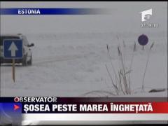 Cu masina pe Marea Baltica