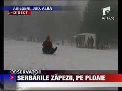 Distractie pe ploaie la munte