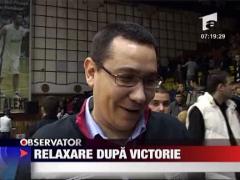 Ponta la meciul de baschet