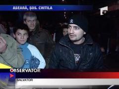 Un bucurestean a scapat din flacari