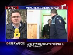 Profesoara batausa s-a intors la catedra