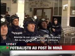 Pandurii Tg. Jiu, in vizita la mina Lupoaia