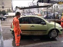 Taxele la masinile ridicate din Tucuresti