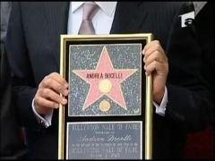 Andrea Bocelli, pe Walk of Fame