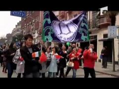 Parada cu ocazia Sfantului Patrick in Shanghai