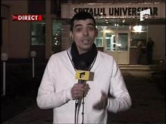 Tanarul abandonat in fata spitalului, in stare grava!