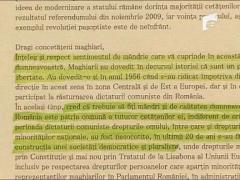 Mesajul lui Traian Basescu pentru Maghiari