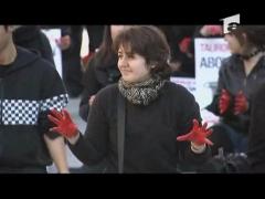 Militantii spanioli impotriva coridelo