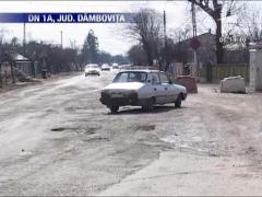 DN 1 A arata ca dupa bombardament