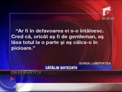 Blonda lui Bote nu se impaca cu gandul despartirii