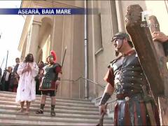 Sceneta emotionanta! Rastignirea lui Iisus!