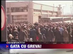 Gata cu greva RATB