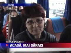 Se intorc romanii! Acasa, mai saraci