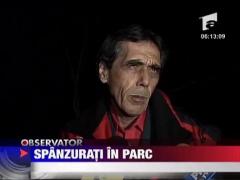 Spanzurati in parc