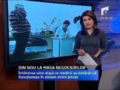 Medicii, la masa negocierilor